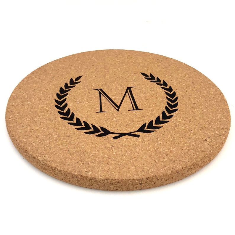 Personalized Custom Cork Trivet Personalized and Permanently Etsy