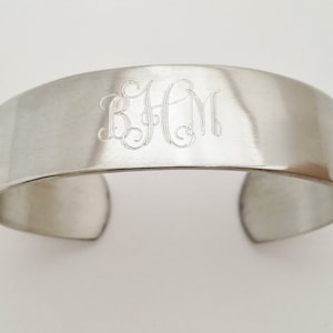 Monogram Cuff Bracelet - Personalized for Free
