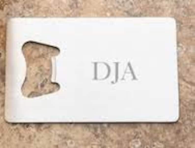 Wallet Size Bottle Opener Credit Card Bottle Opener Man Card Etsy