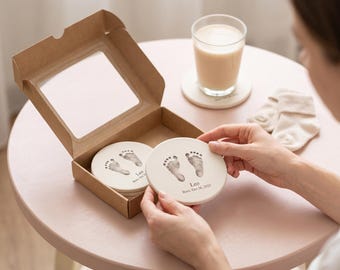 Sottobicchiere in ceramica personalizzato con foto, sottobicchiere assorbente personalizzato con retro in sughero, rotondo o quadrato