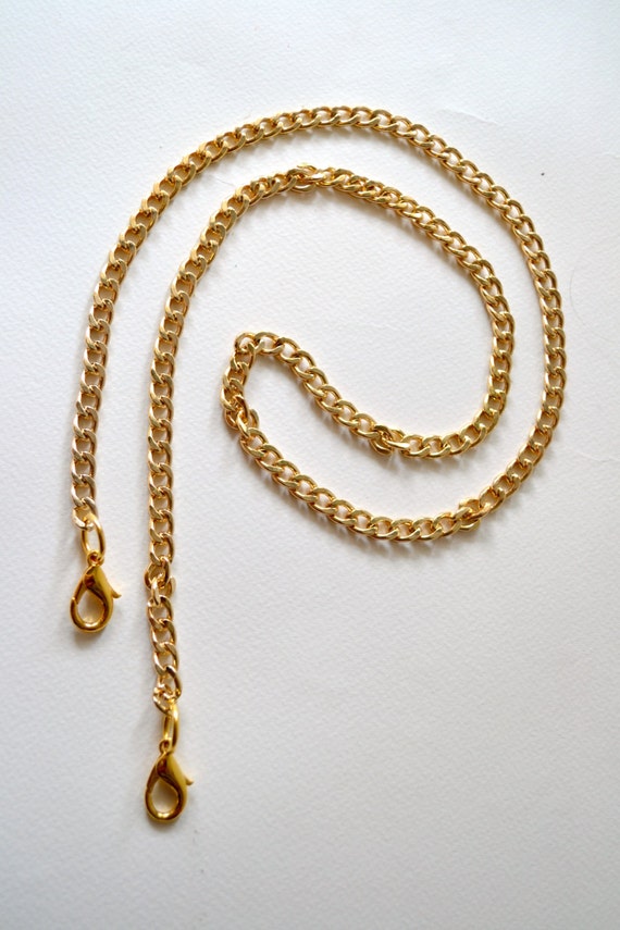 Add a Removable Chain to Your Clutch / Shoulder Chain / Golden 