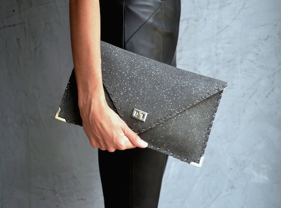 Gray sales evening clutch