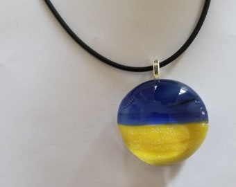 Ukraine Flag Pendant