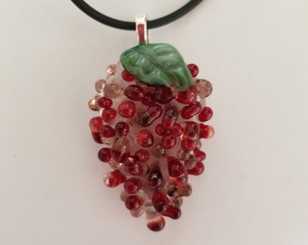 Glass Grape Pendant