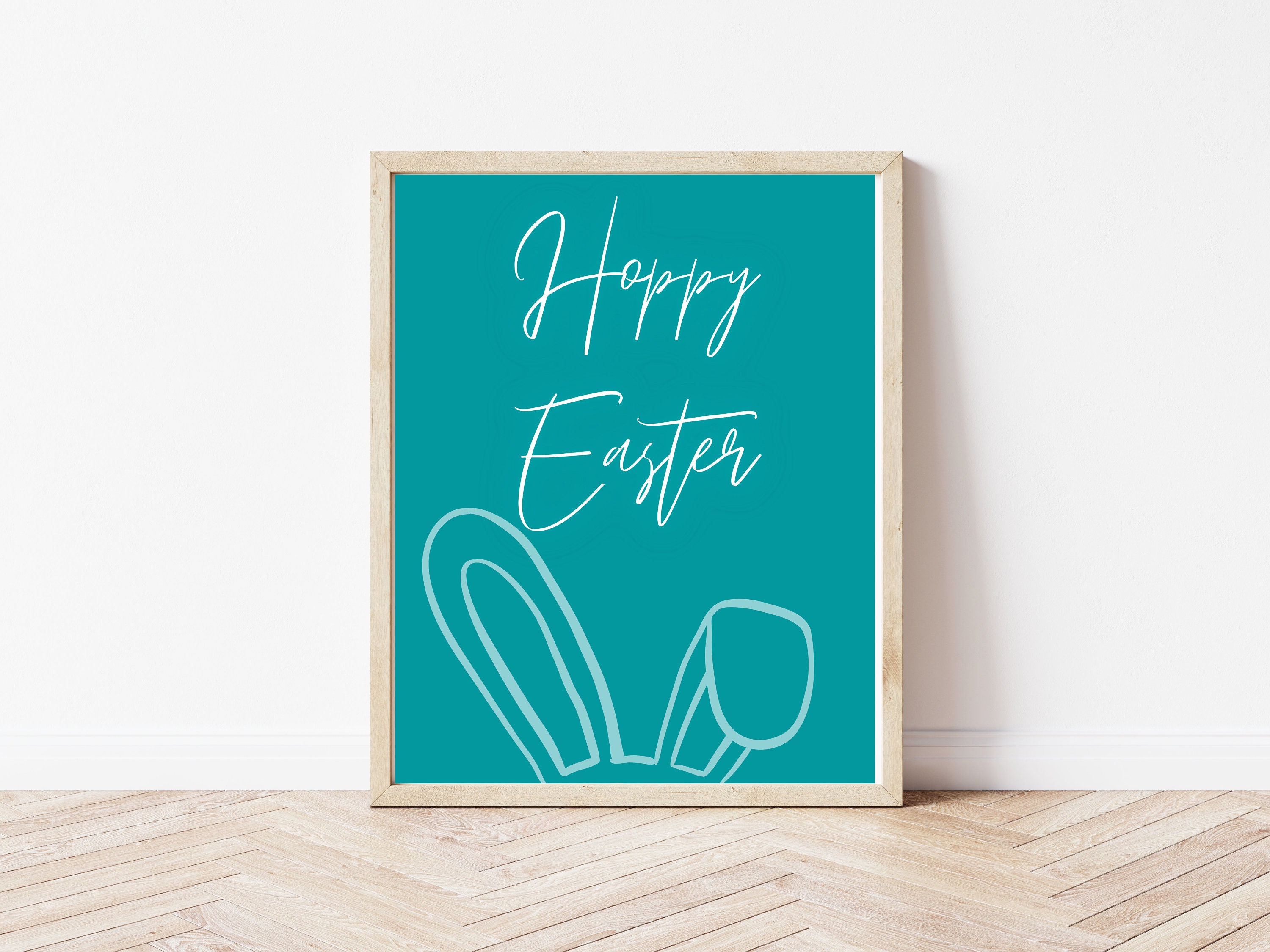 Easter Decor Hoppy Easter Happy Easter Easter Wall Art Easter Gift