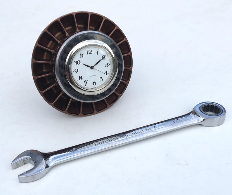 Honda Formula 1 Wheel Nut Bedside Table Office Clock Real Etsy