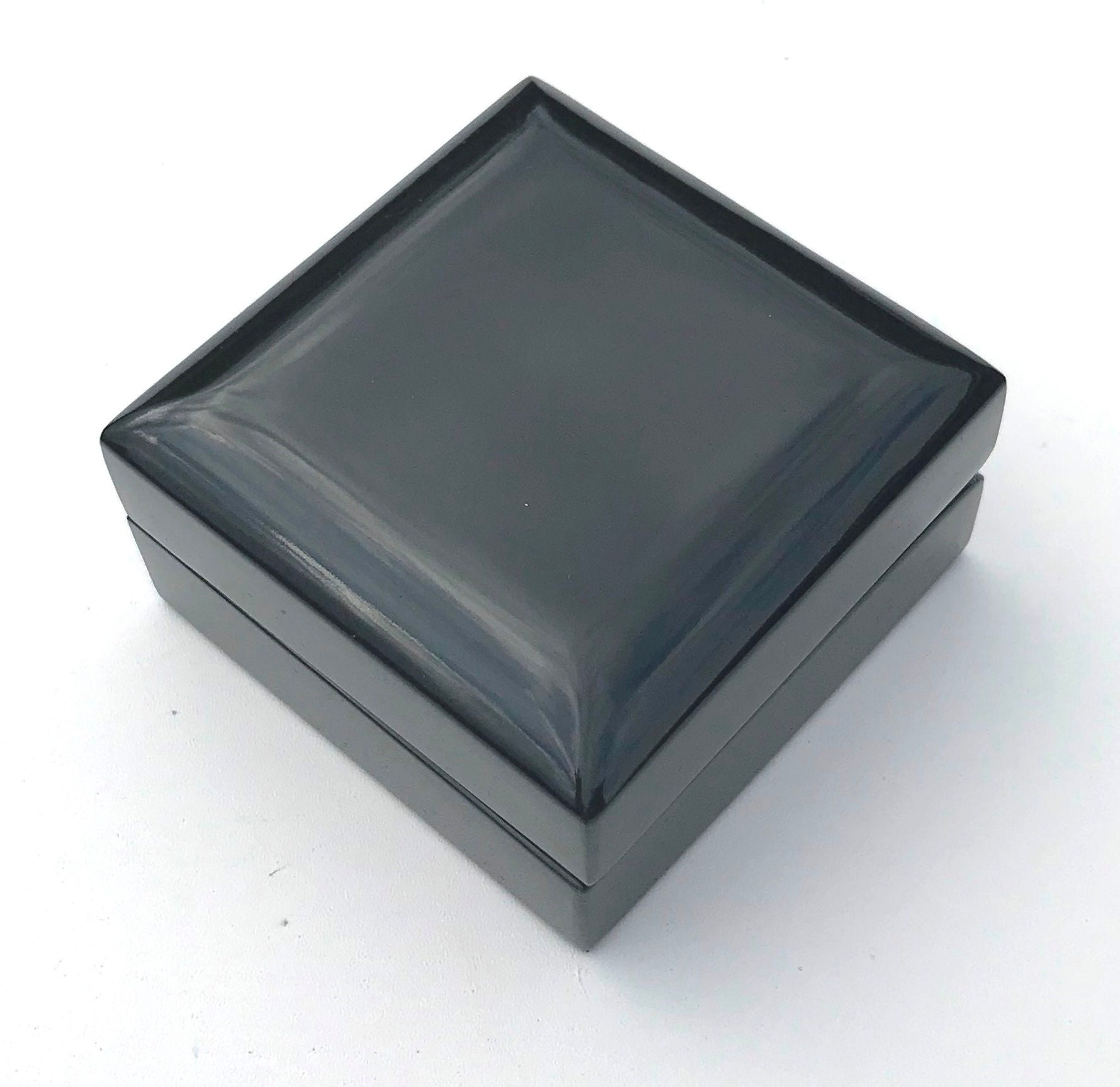 Black Jewelry Box 60mm 2.4 Eco Friendly Cardboard Earrings Box