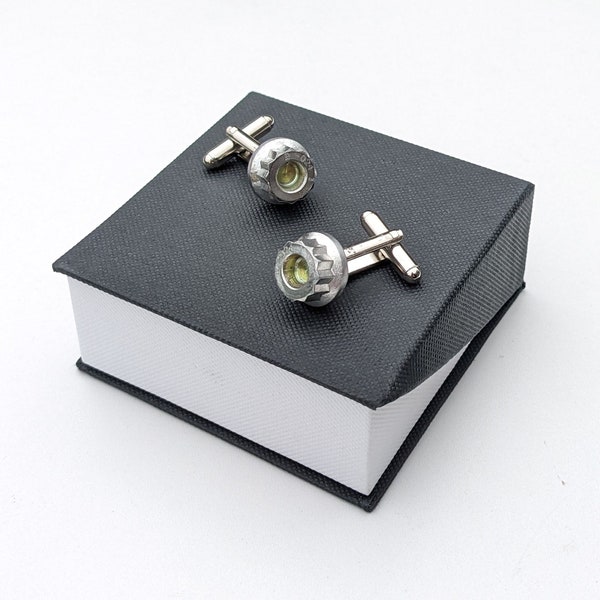 CL1: Honda F1 cufflinks Formula 1 racecar suspension bolts Businessman executive guys mans driving motorsport racing christmas fathers gift