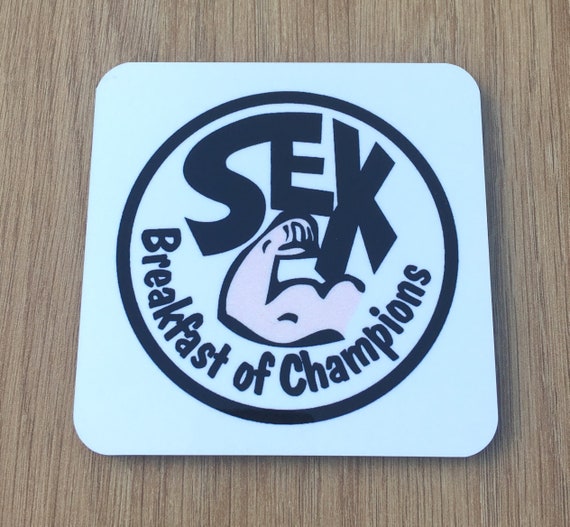 Drinks coaster featuring the motto of the F1 world champion and legend Jame...