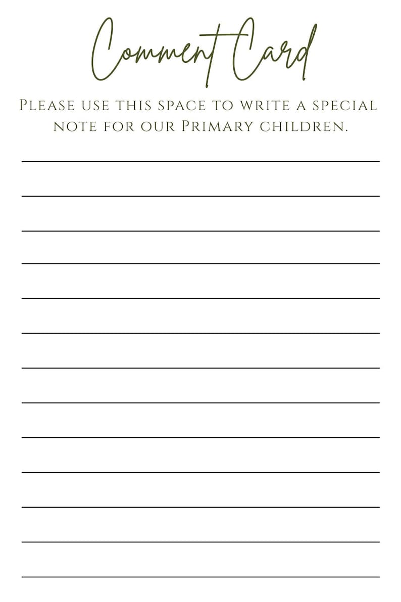 Watercolor LDS Primary Program Invitation | Editable Church Invite ...