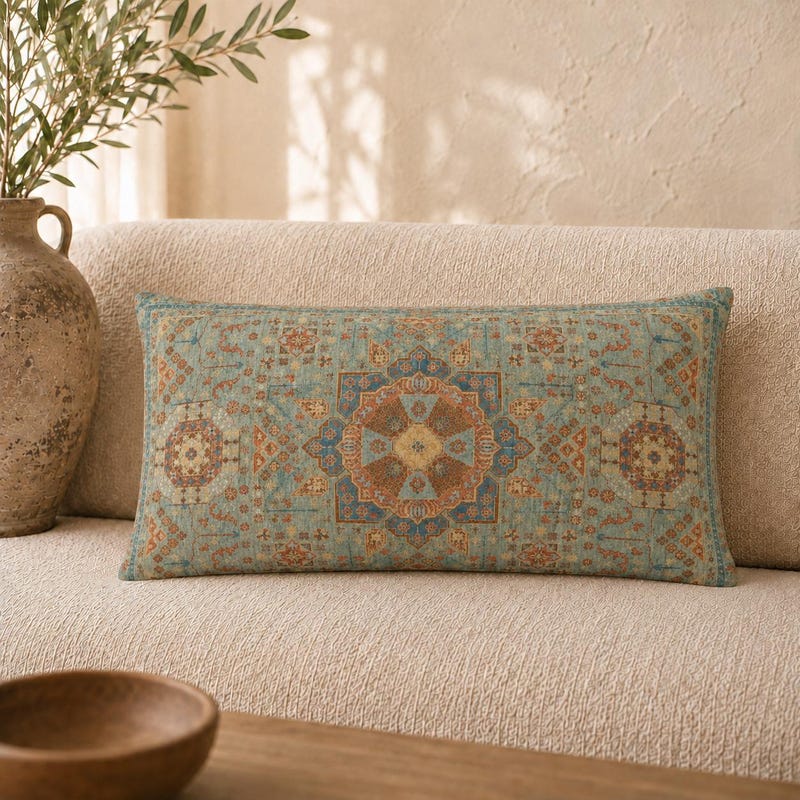Tribal Bolster Green - Etsy UK