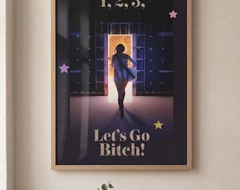 Taylor Swift Eras Tour Fan Chant Poster - Aesthetic Motivational Poster for Swifties - Concert Photo - High Quality Digital Print