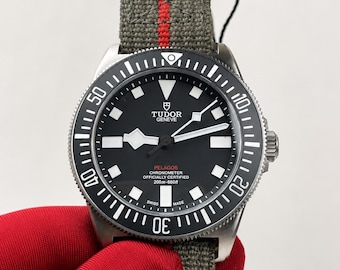 Vintage Tudor Pelagos FXD Titanium 42 mm met zwarte wijzerplaat