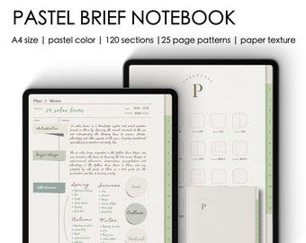 Caderno Digital Cremoso: Anotações de Cornell, 120 Capítulos (PDF)
