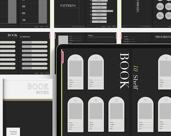 Diário de Leitura Digital: Anotações de Livro em Estilo de Revista (Modelo PDF)