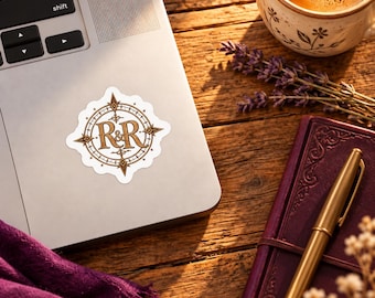 Runes n Reins compass sticker