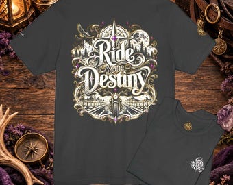 Ride Your Destiny Mens tee | runes n reins | motorcycle | adventure | horse | everyday tee