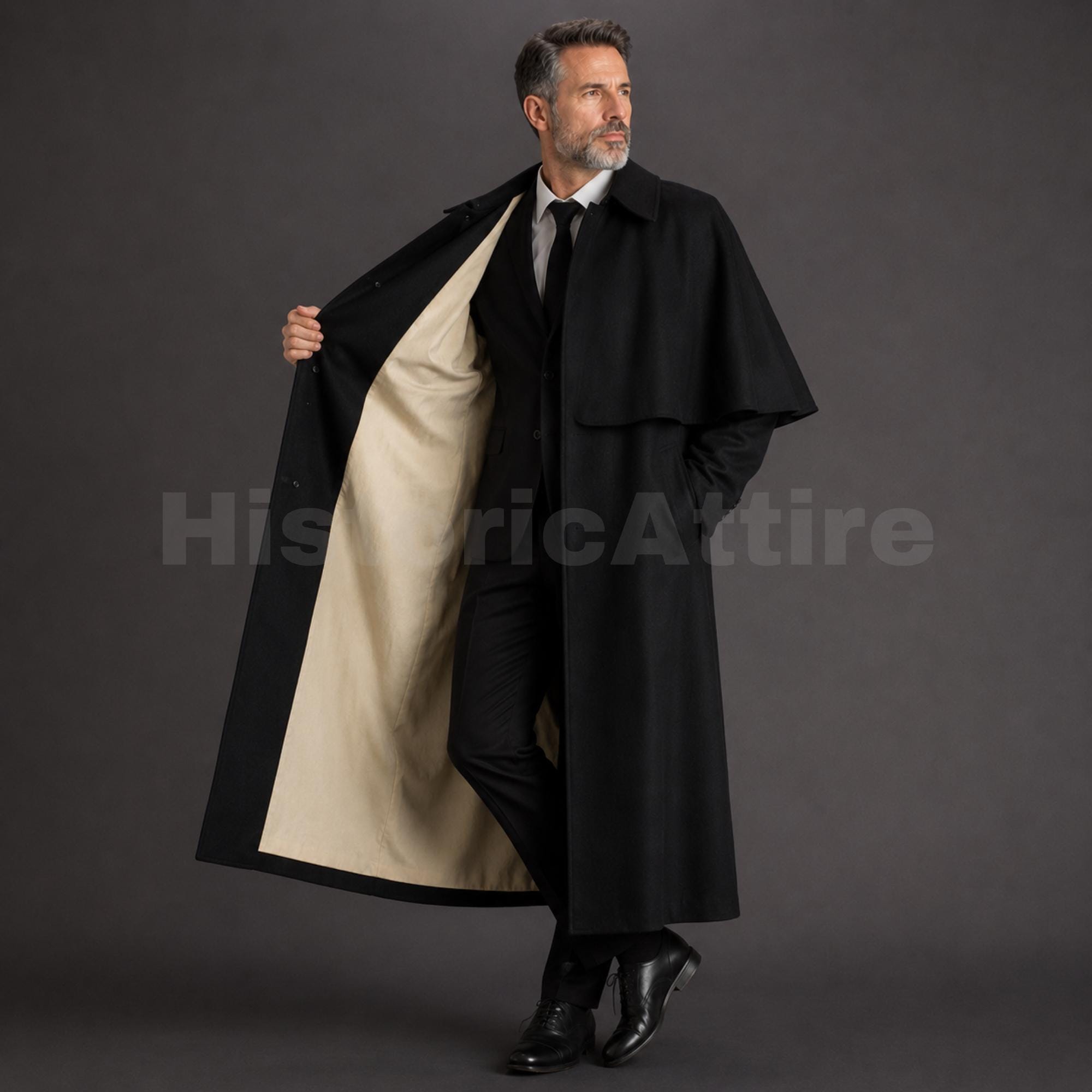Mens Cape Coat - Etsy