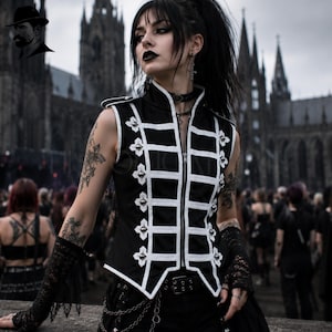 Black Parade Vest - Etsy
