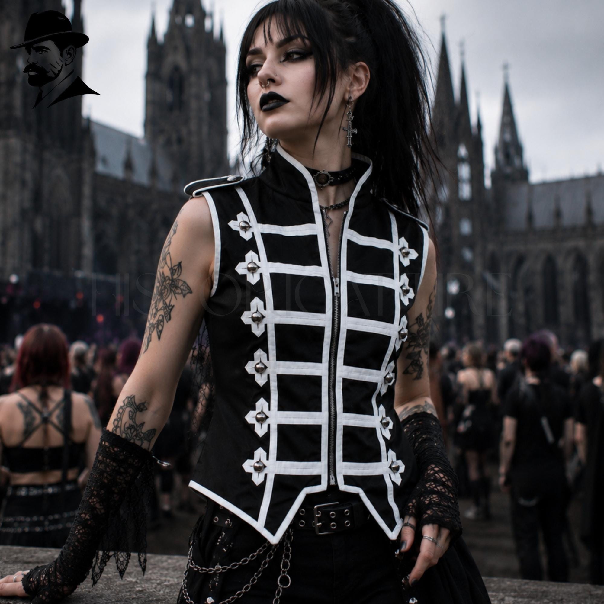 Black Parade Vest - Etsy