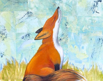 Fox Original Artwork Fine Art Print
