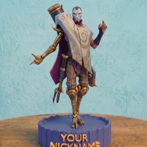 Jhin Lol Statue - Etsy
