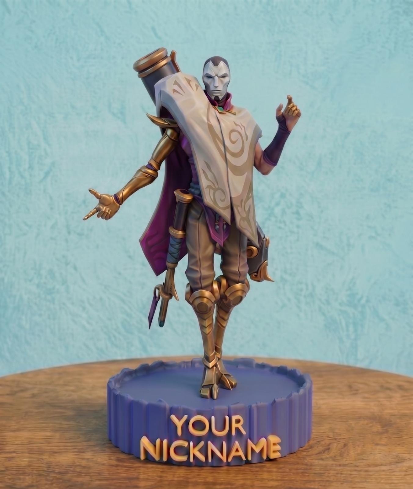 Jhin Lol Statue - Etsy Jhin Lol Statue - Etsy