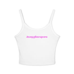 In my glow up era Tank Top | women's spaghetti strap crop