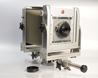 4x5 カルメット ビュー カメラ（210mm カルター レンズ付き）— 大判フィルムカメラ