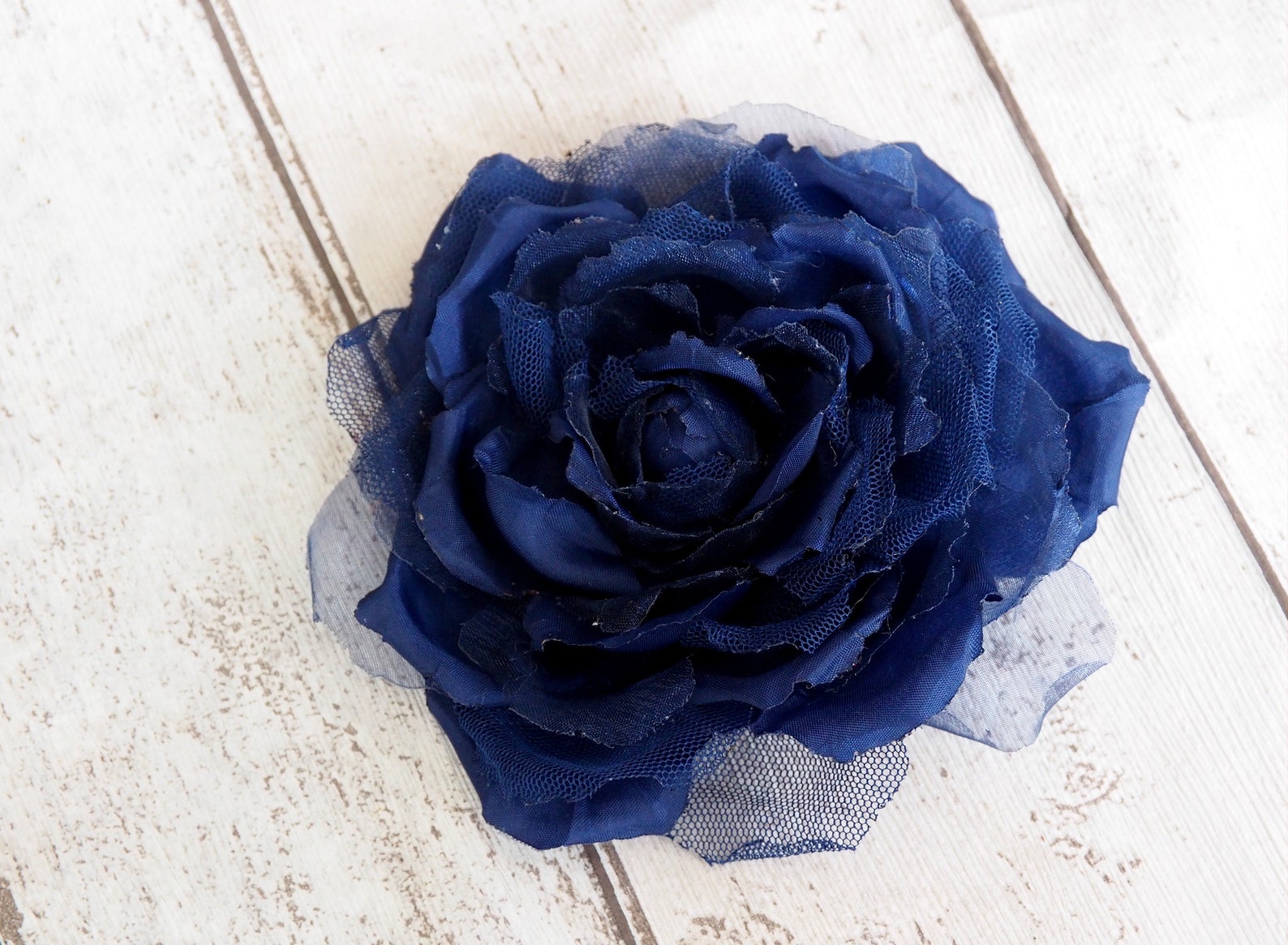 Blue Rose Hair Clip - Forever 21 - wide 2