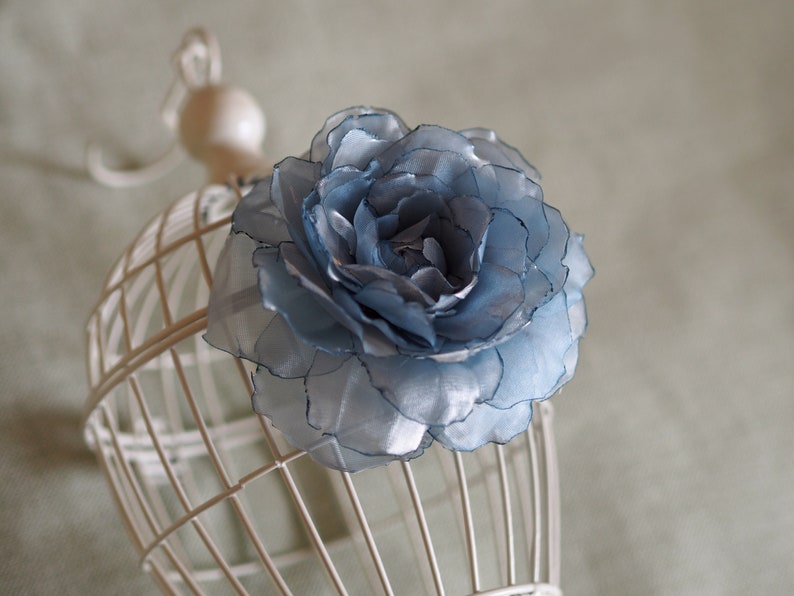 Hawaii Hair Flower Real Touch Flowers Rose Hair Clip Etsy