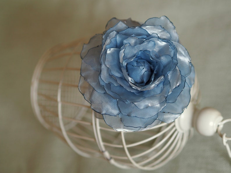 Hawaii Hair Flower Real Touch Flowers Rose Hair Clip Etsy