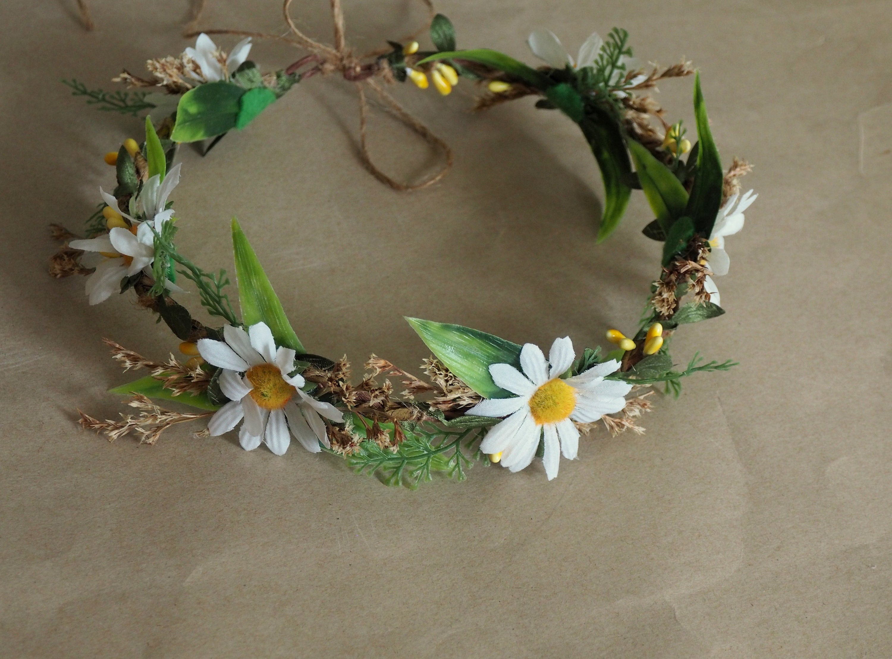 4 Pezzi Banner Margherite Bianche Boho - Ghirlande Fiori Per Decorazioni Compleanno, Nursery E Feste - Foto 12