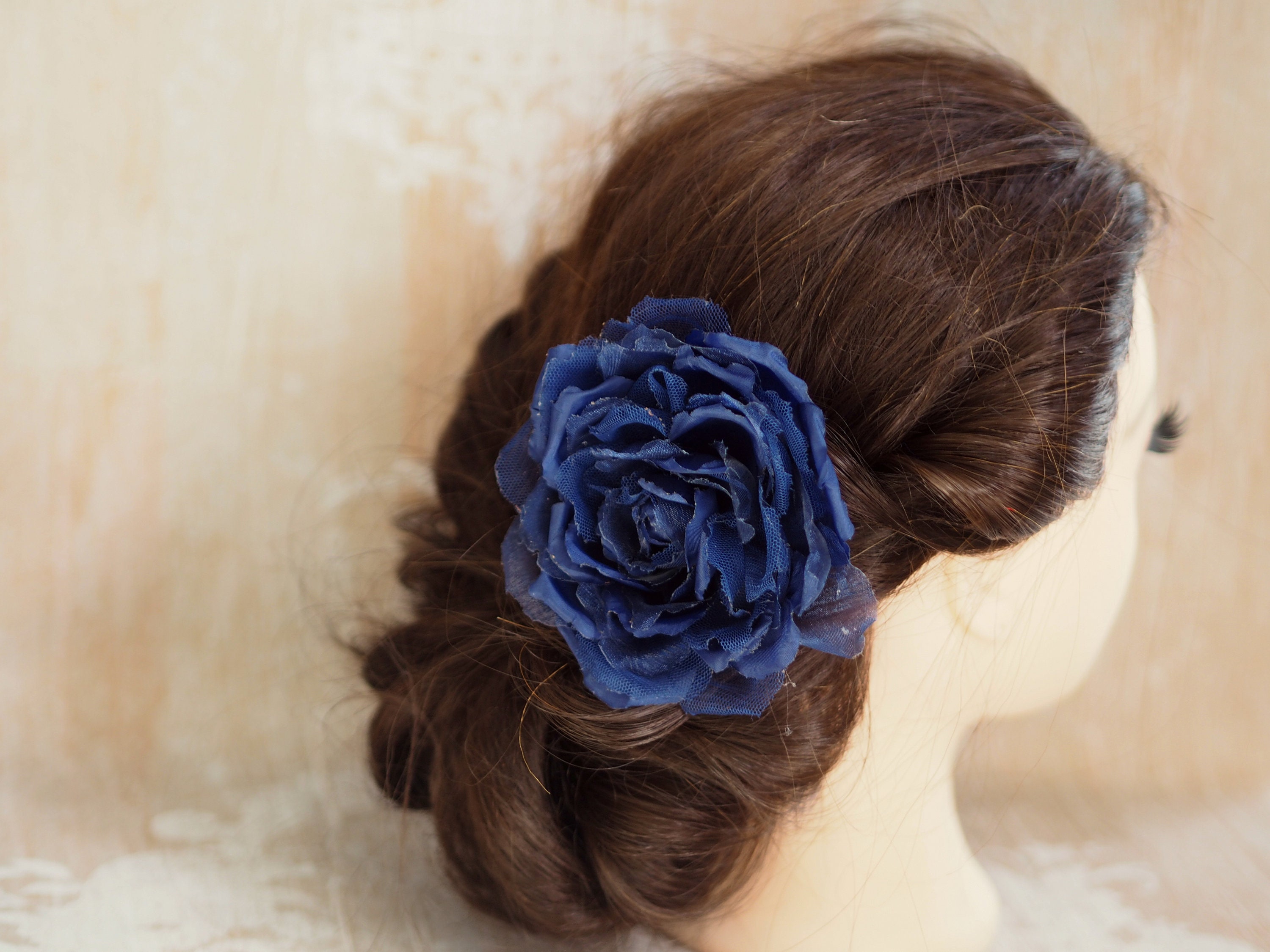 Blue Rose Hair Clip - Amazon - wide 4