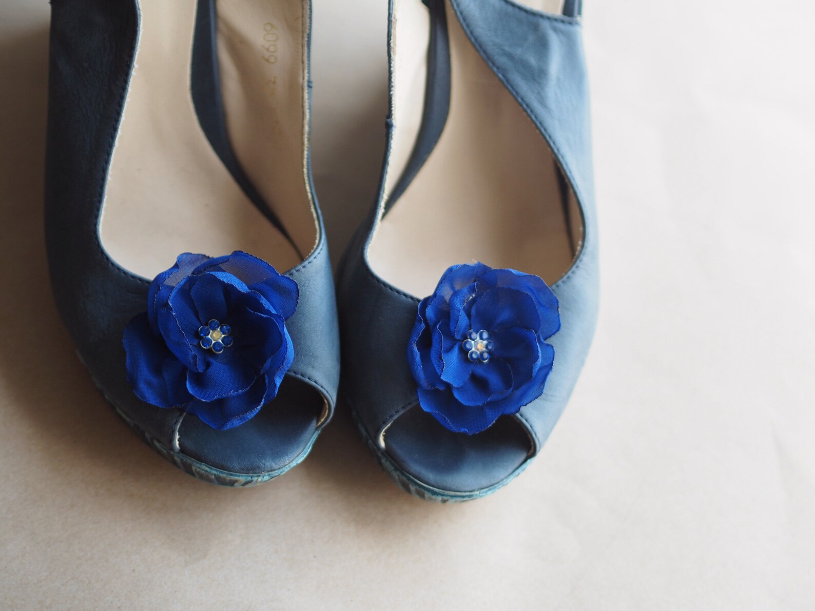 Navy Blue Wedding Shoes Clips Rhinestone Bridal Shoe Clips Etsy