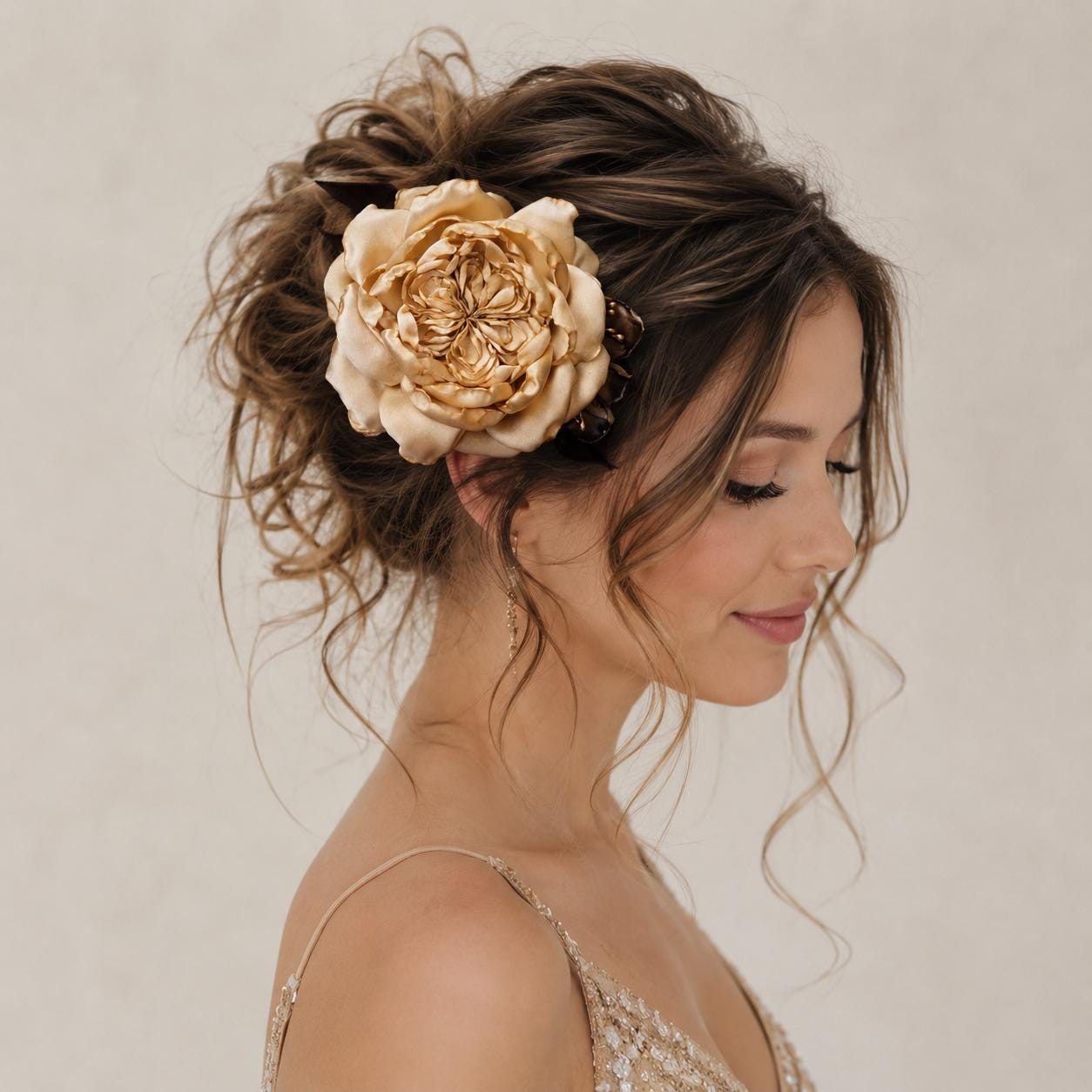 アクセサリー kanakotamura Satin Rose Brooch Satin Rose Brooch