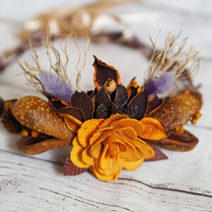 Autumn Woodland Crown, Handmade Forest Fairy Tiara, Forest Nymph Headpiece – Rustic Woodland Crown for Cosplay, Whimsical Crown Photo Shoots