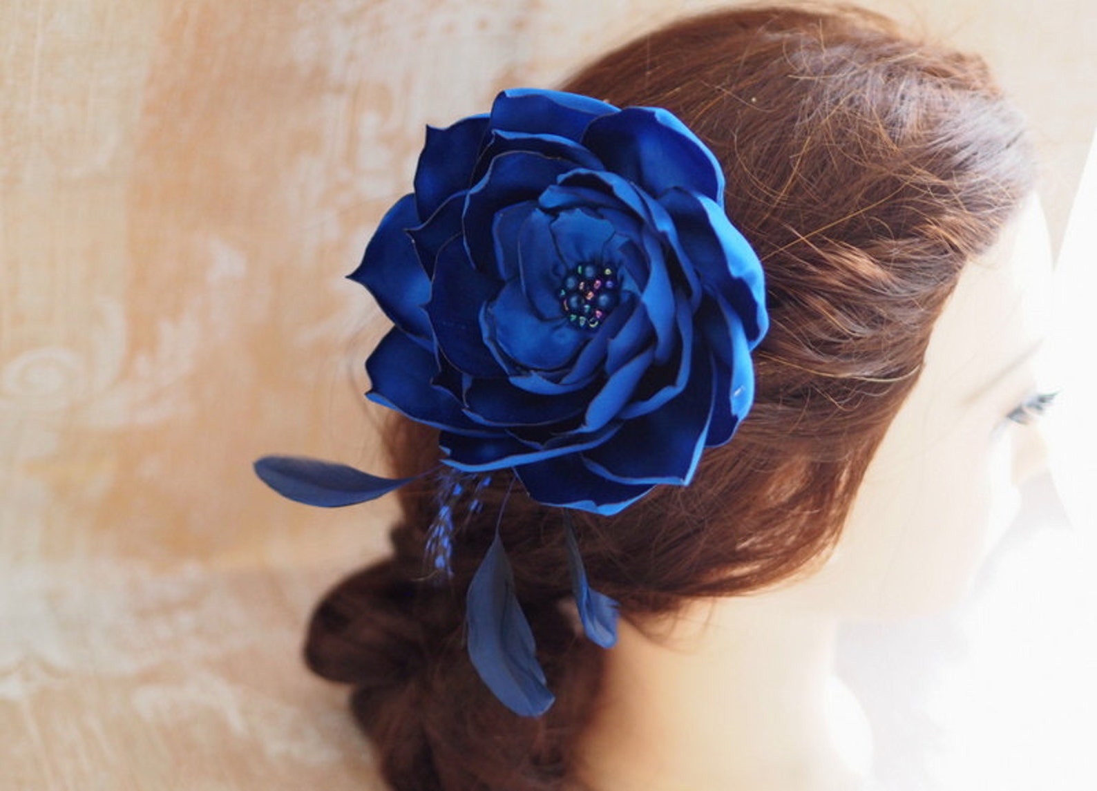 Blue Hair Wreath - wide 3