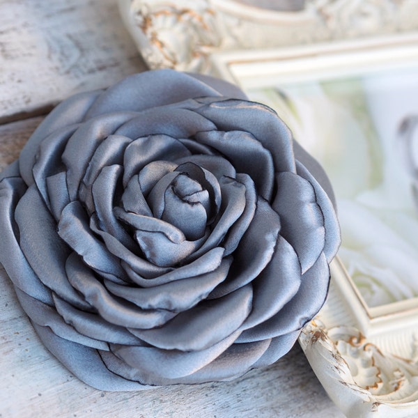 Silk Flowers Hair Etsy