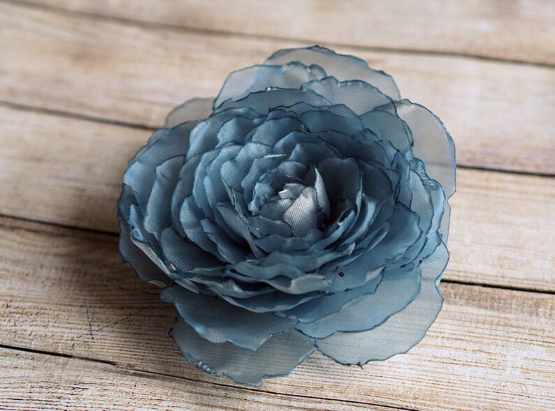 Hawaii Hair Flower Real Touch Flowers Rose Hair Clip Etsy