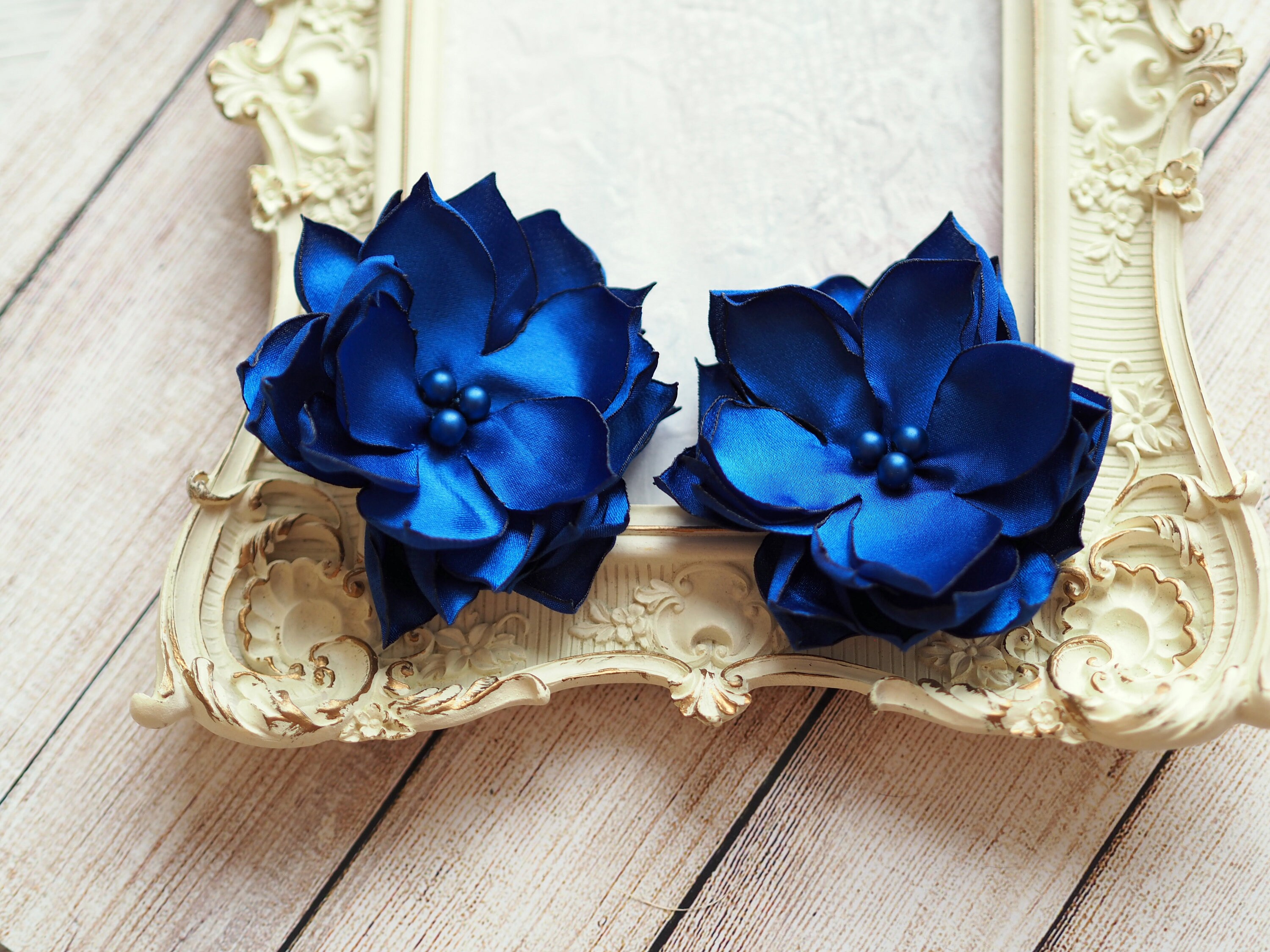 Set di fermagli per capelli con perle floreali fatti a mano, accessorio per capelli da sposa - Italia Set di fermagli per capelli con perle floreali fatti a mano, accessorio per capelli da sposa - Italia