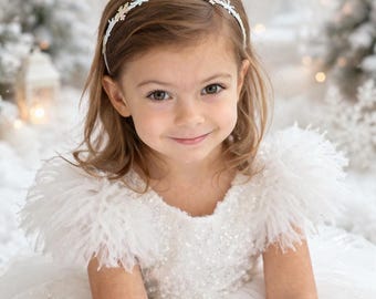 Ice Princess Inspired Snowflake Headband for Girls – Light  display picture 1