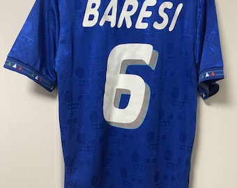 Retro Italy 1994 Baresi #6 Soccer Jersey | Classic Blue Football Shirt