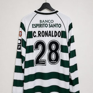 Cristiano ronaldo sporting lisbon jersey - Etsy 日本