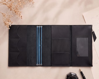 A5 Notebook Cover, Custom Journal Cover, Leather Journal Case, A4 Journal Cover, B5 Planner Cover, Leather Diary Cover, Notebook Holder