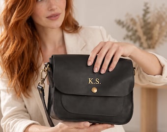 Leather Crossbody Bag, Small Leather Bag, Leather Shoulder Bag, Leather Sling Bag, Personalized Bag, Leather Crossbody Purse, Cross Body Bag