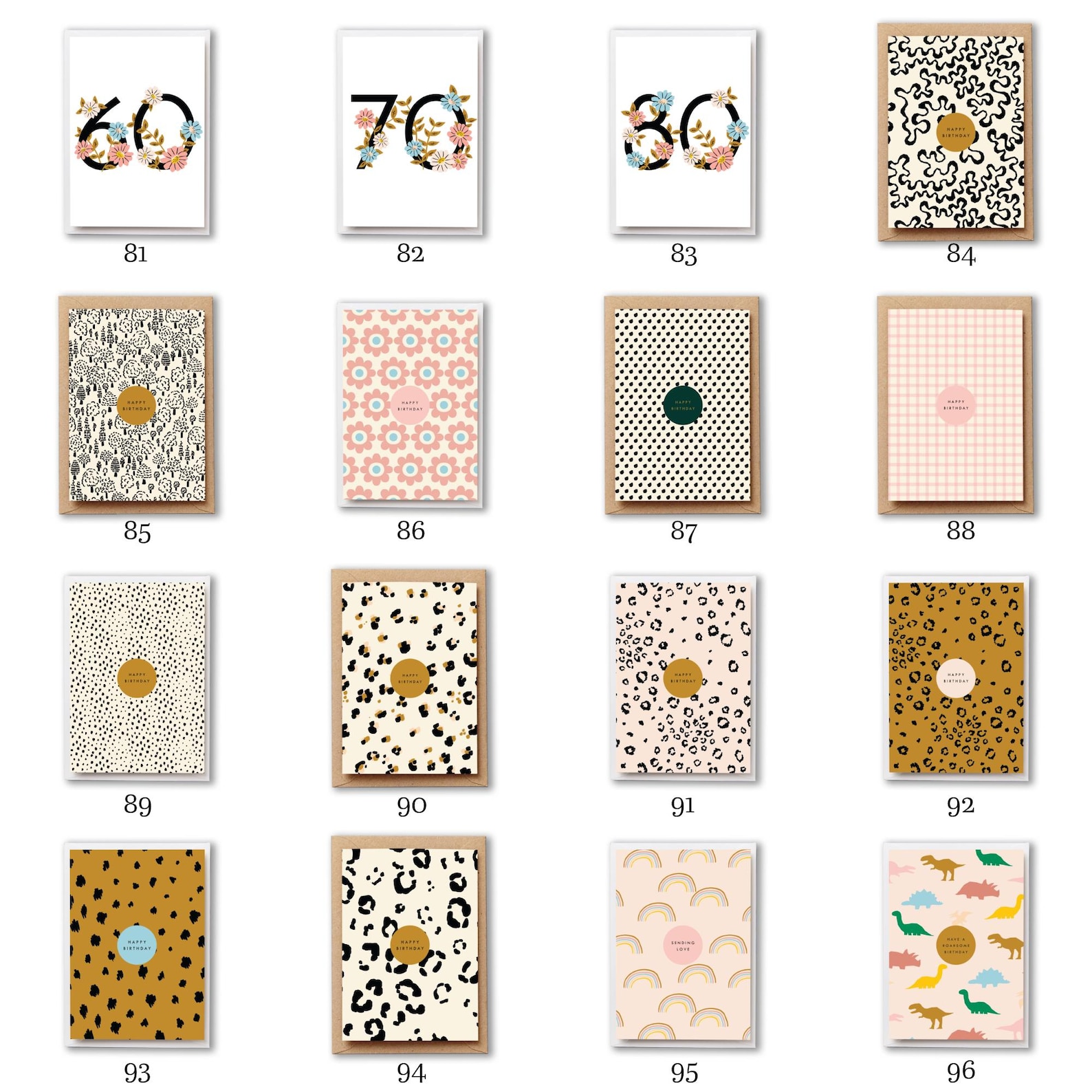 10 Card Pack Card Bundle - Your Choice | Greetings Card Set | Mix and ...