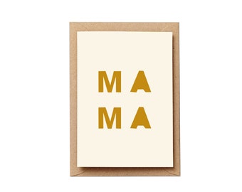 MAMA card