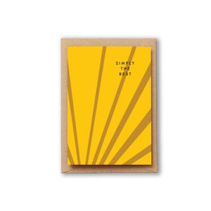 Simply the Best card