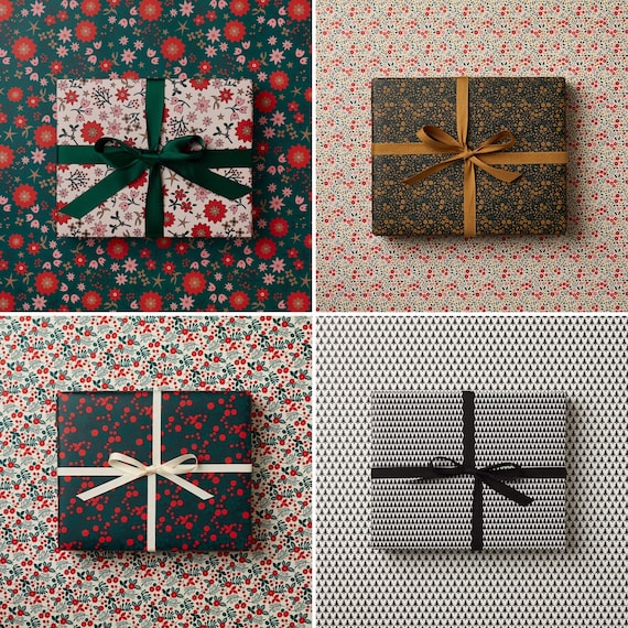 Modern Gift Design + Reversible Wrapping Paper Set